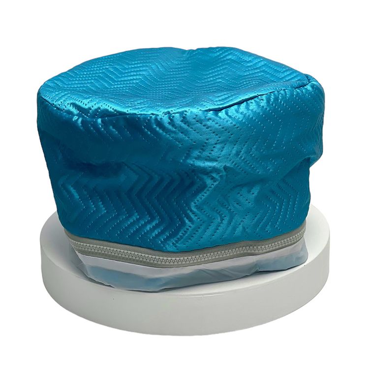 Hair Expert Super Electric Hat Niebieska czapka termiczna