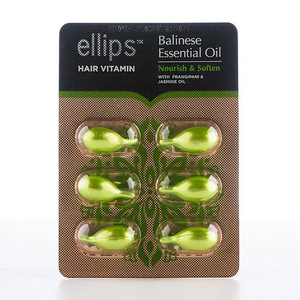 Ellips Hair Vitamin odżywczo-zmiękczający Bali z olejkiem z plumerii i olejkiem jaśminowym 6x1 ml