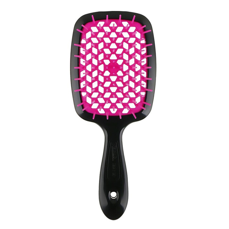 Janeke SUPERBRUSH BLACK/FUCHSIA. Grzebień арт. 71SP226FUX