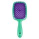 Janeke SUPERBRUSH GREEN/VIOLET. Grzebień арт. 86SP226 VV