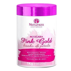 Maska Natureza Różowe Złoto Banho De Perola 1000 ml
