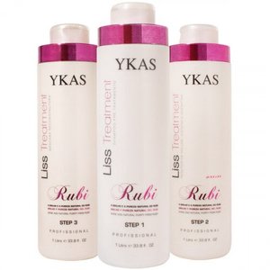 Zestaw do prostowania włosów YKAS Rubi Liss 1000 ml