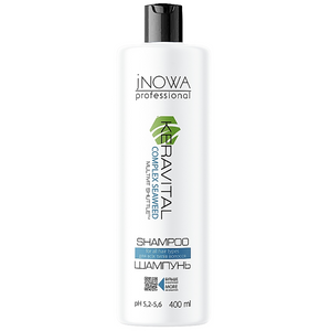jNOWA Professional Keravital szampon do wszystkich rodzajów włosów 400 ml