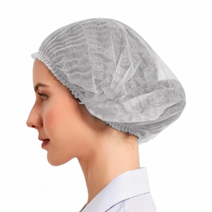 Hair Expert Jednorazowy czepek z tkaniny. Biały 1x100 szt.