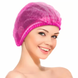 Hair Expert Jednorazowy czepek z tkaniny. Różowy 1x100 szt.
