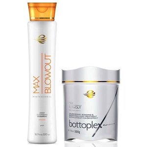 Zestaw btx do włosów Max Blowout Bottoplex Blonde Platinum 500 ml