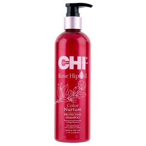 CHI Rose Нip Oil Protecting Shampoo Szampon ochronny do włosów farbowanych, 340 ml