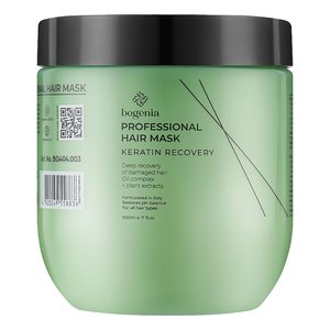 Maska do włosów z keratyną Bogenia Keratin Recovery Professional Hair Mask 500 ml