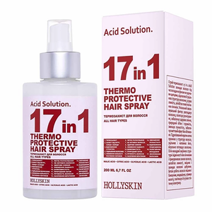 HollySkin Acid Solution Thermo Protective Hair Spray 17 in 1 Ochrona termiczna włosów 200 ml