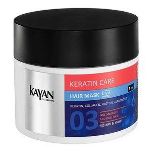 KAYAN Keratin care maska do włosów zniszczonych i matowych 300 ml